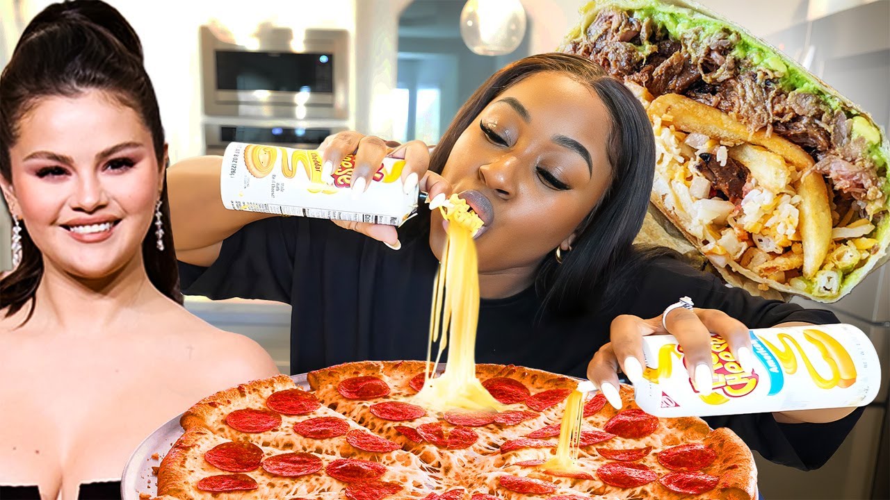 Eating like SELENA GOMEZ FOR 24 HOURS!
