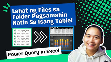 Paano Gamitin Ang Power Query Para Pagsamahin ang Files Galing Sa Isang Folder