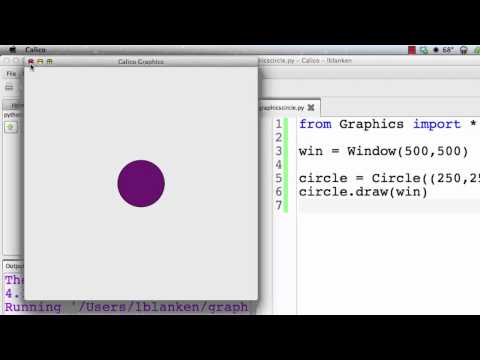 Intro to Graphics in Calico Python
