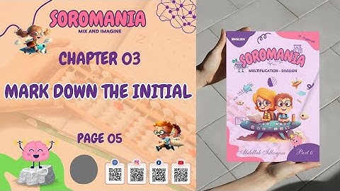 SOROBAN - Learn japanese abacus with SOROMANIA - Part 6 - Chapter 3: mark down the initial