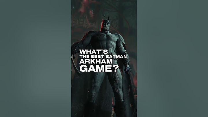 What’s the best Batman Arkham Game? #arkham #batman #ps5