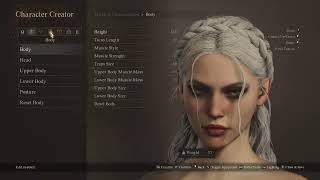 Dragons Dogma 2 Female Character Creation Sliders