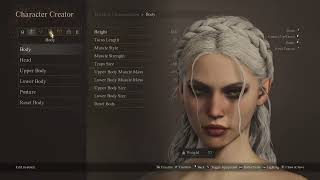 Dragon's Dogma 2 Female Character Creation Sliders