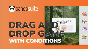 [EN] Drag & Drop Game with Conditions | PandaSuite Tutorial