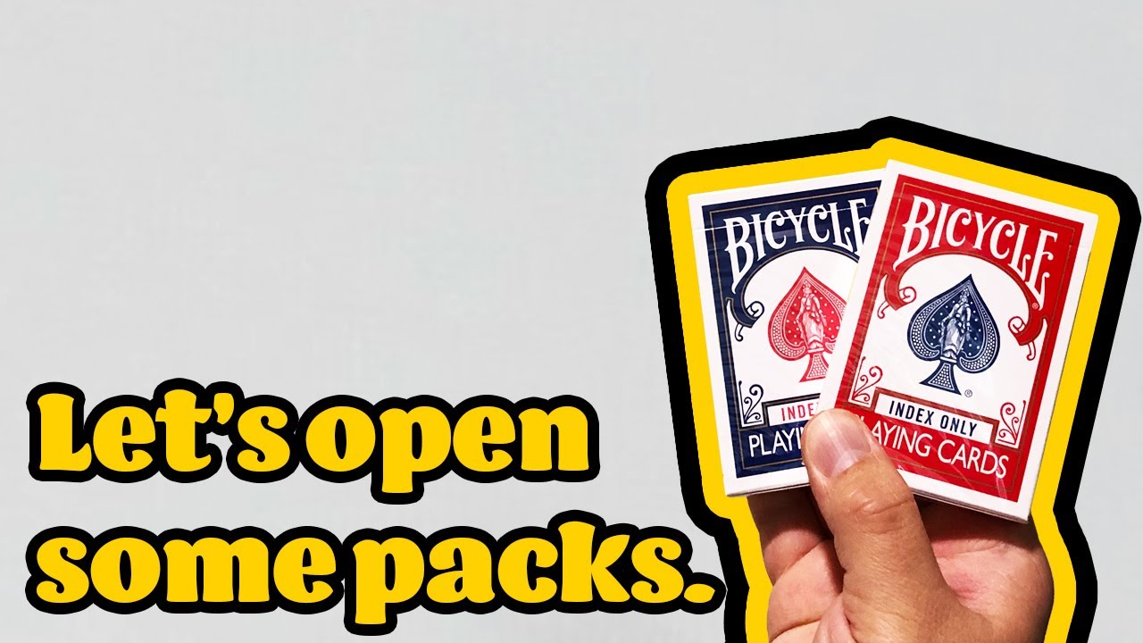 No Faces & Only Indices. Bicycle Index Only Playing Cards. Great