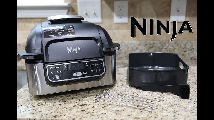 New NINJA Foodi Smart 5-in-1 Indoor Grill and Smart Cook Air Fry System  LG450CO 622356566117