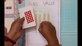 Activity on Place Value #placevaluemaths #activitybasedteaching #cbse #mathsproject