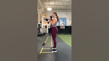 Dumbbell Squat to Hammer Curl