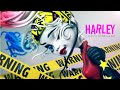 Doll Figurine Repaint HARLEY QUINN Birds of Prey | Suicide Squad | Monster High Ooak Repaint