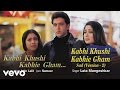 Kabhi Khushi Kabhie Gham (Sad Version,2) Best Title Track - Shahrukh Khan|Lata Mangeshkar