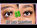 DIY SEMI PERMANENT AT HOME EYELASH EXTENSION APPLICATION | Ft. KISS EVER EZ TRIO