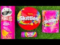 Satisfying Video | Unpacking and Mixing Rainbow Candy in 1 Skittles Boxes ASMR