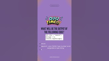 TypeScript Quiz Practice Giaic