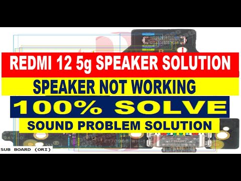 Redmi 12 5g Ringer Problem Solution | Speaker Not Working | Sound IC ...
