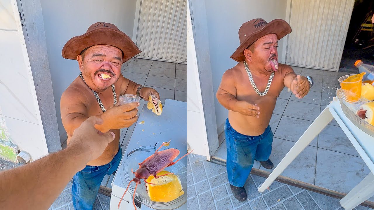 LEÔNCIO TROLA PILILIU COM PÃO CHEIO DE BARATA E ELE FICA FURIOSO 🤣 parte 2 | PILILIU DA RESENHA