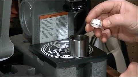 Part 2 : Swedish Wrap Die Set with brass push rods - Coin Ring Making