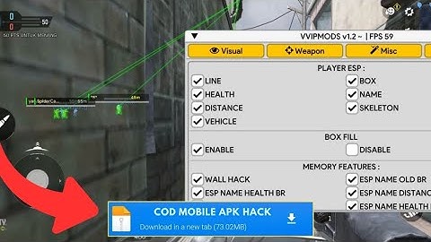 Cod Mobile Hack Mod Menu - Call Of Duty Mobile Mod Aimbot, Walls, CP iOS Android Updated APK ESP IOS
