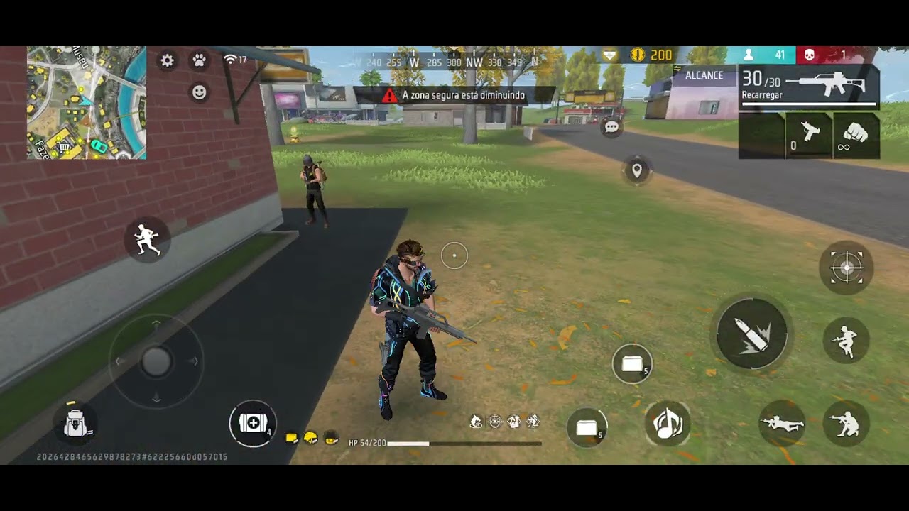 Free fire 3 partidas ganhei tudo