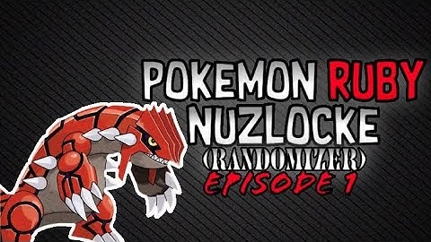 Pokemon Ruby Nuzlocke Randomizer - Ep. 1 (WHAT IS MY LUCK?!)