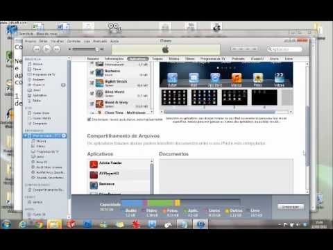 Como transferir arquivos entre PC e iPad