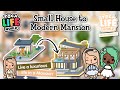 Toca Life World Small House with a Modern Mansion Style 🤩💕 | Toca Boca | NecoLawPie