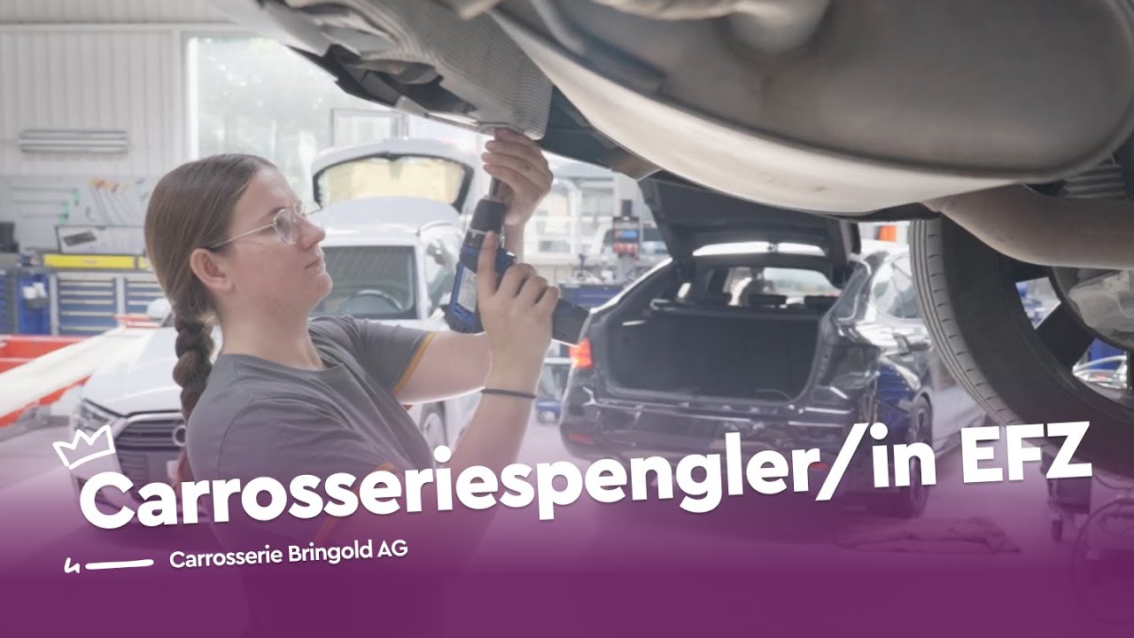 Beulen? Kein Problem – Lehre als Carrosseriespengler/in bei Bringold AG |  Lehrstellenvideo | Yousty
