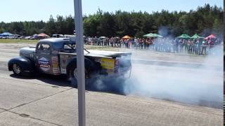 Dima Nagula Chevy burnout @ DragFest, Lithuania, Kazlu Ruda 2017