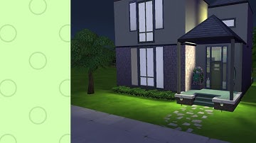 "Green" House // The Sims 4 Speed Build