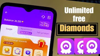Free Diamonds / Coins !! How to get free unlimited Diamonds in Chamet App me Free Diamonds kaise le screenshot 3