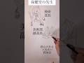 架空の人物です。一人で描いてマス。保健室の先生のデッサン。