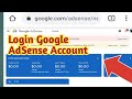 How To Login Google AdSense Account