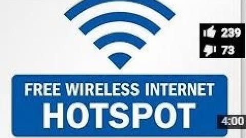 Free WiFi Hotspot for ALL Androids No Root Required 1080p   YouTube