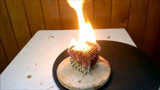 Burning a Match Cube