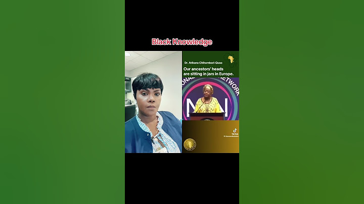 When Mama AFRICA Dr Arikana Chihombori-Quao Speak You Listen. 🥰
