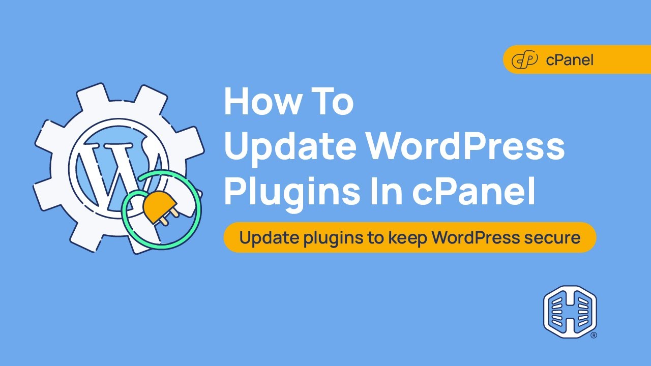 How To Update WordPress Plugins In cPanel | Hosted.com #wordpresslugins ...