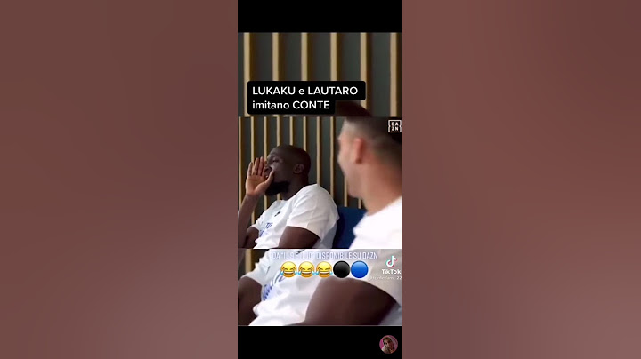 LAUTARO E LUKAKU IMITANO CONTE!