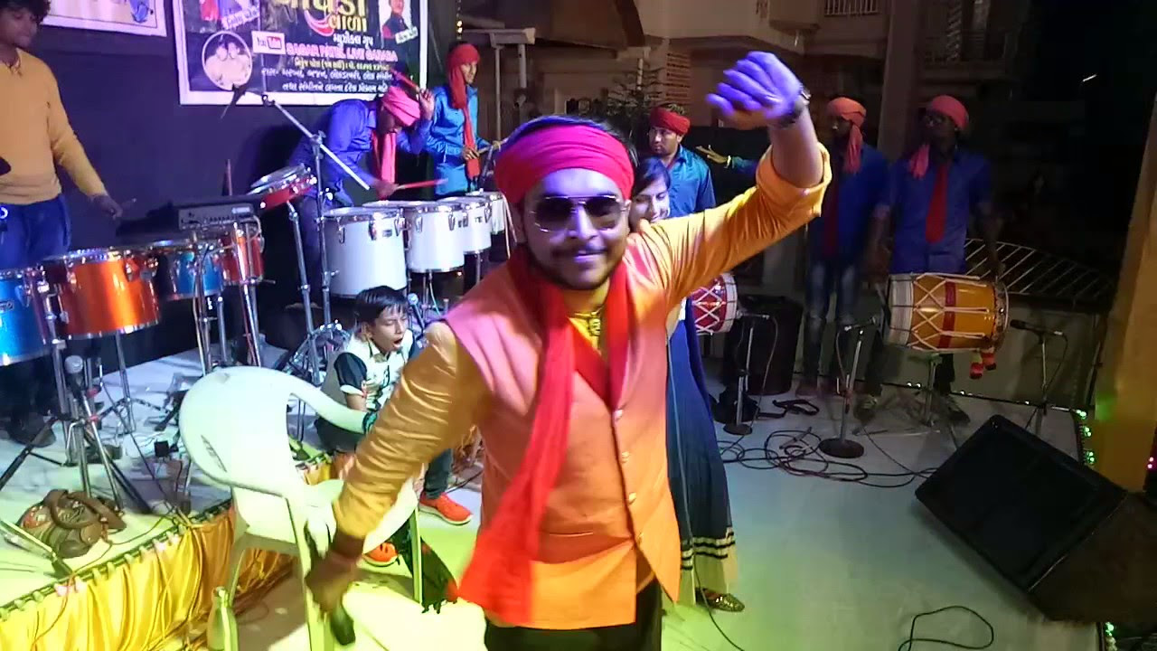 Sagar patel live garba ni mojpagdivada musical grouprupiye rame patidar