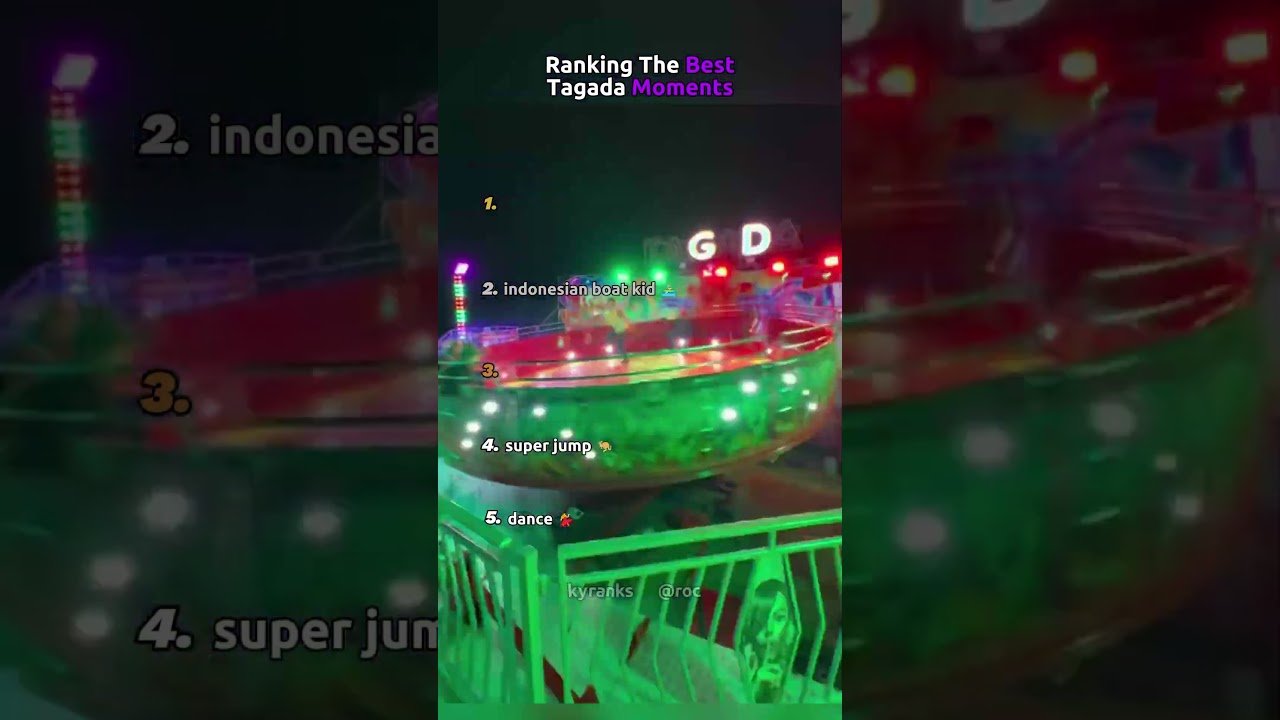 Ranking The Best Tagada Moments 🎢