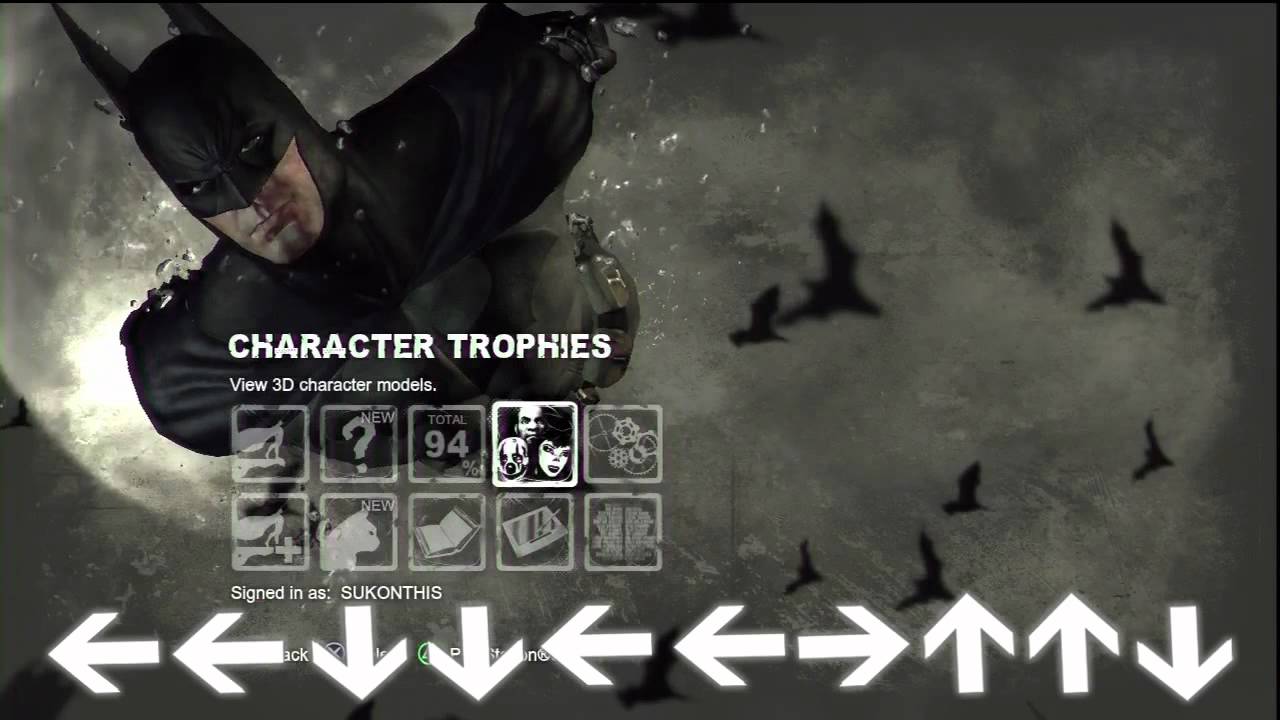 Batman Arkham City How To Use Batsuits In Main Story Cheat Code Youtube