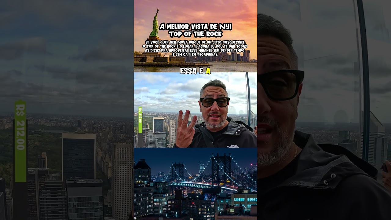 A melhor vista de NY! Top of the Rock