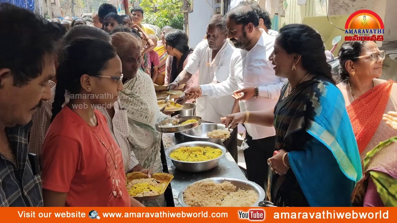 amaravathi:vsp-41వార్డు వినాయక చవితి ఉత్సవాలు|పలు అన్నదాన కార్యక్రమాల్లో కోడిగుడ్లపూర్ణిమ, శ్రీధర్