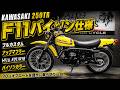 ビンテージオフロード好きも納得!?カワサキ250TR(FI車) F11バイソン仕様カスタム(BJ250F)フルコンプリートカスタム!販売車両紹介!