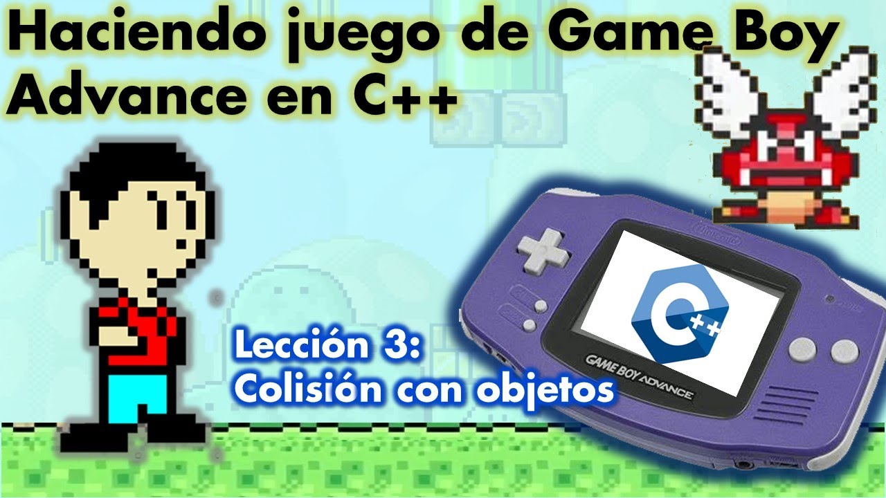 Como hacer un juego de GAME BOY ADVANCE en C++ ( Lección 3 - Colision ...