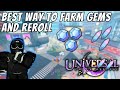 Best Way to Farm Gems and Rerolls - Universal Tower Defense