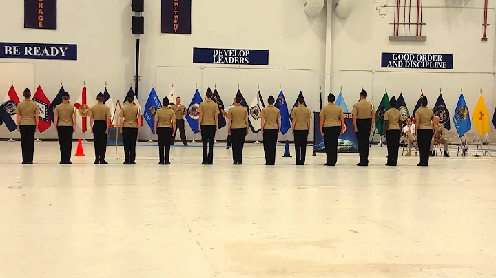 Nease NJROTC Unarmed Exhibition Drill Team at Navy...
