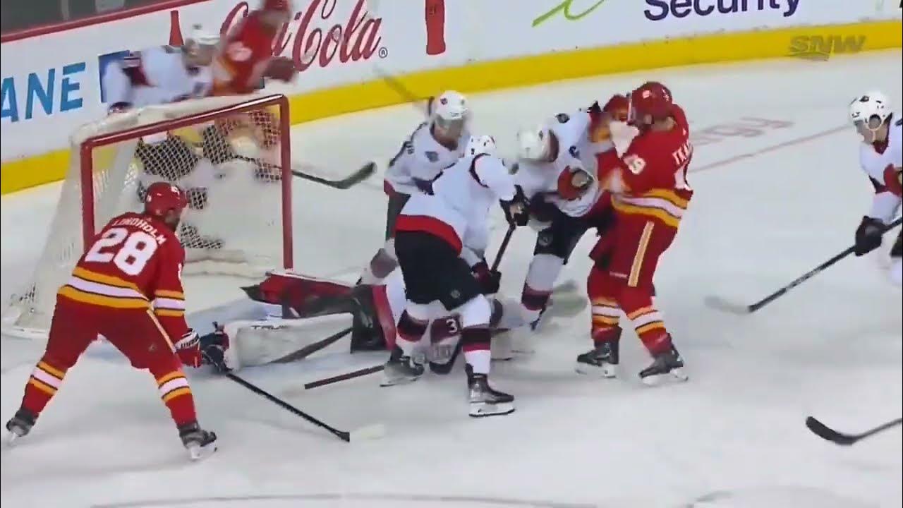 Matthew Tkachuk Hit His Brother Right In The Nuts With The Stick