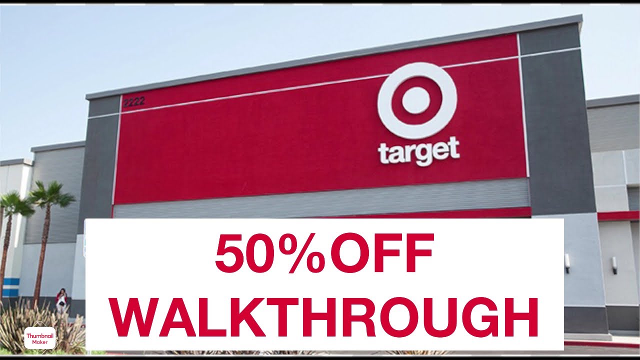 Target Sign Off Target Clearance Walkthrough/Run 50% Off!! - YouTube
