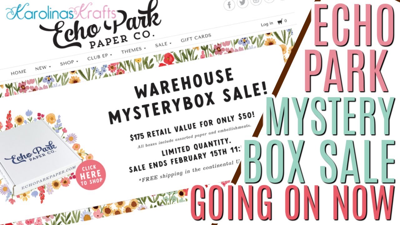 ECHO PARK WAREHOUSE MYSTERY BOX SALE FEBRUARY 2024 GOING ON NOW, Echo
