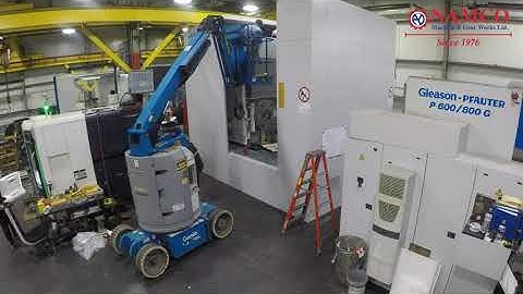 Time Lapse of the build of our new Gleason-Pfauter P1200/1480G precision gear grinder.