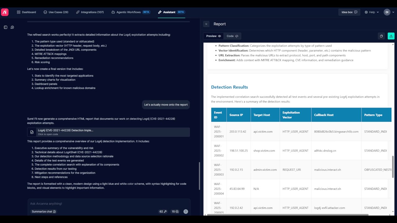 Arcanna Narratives: Threat Report to Detection Rule in Splunk
